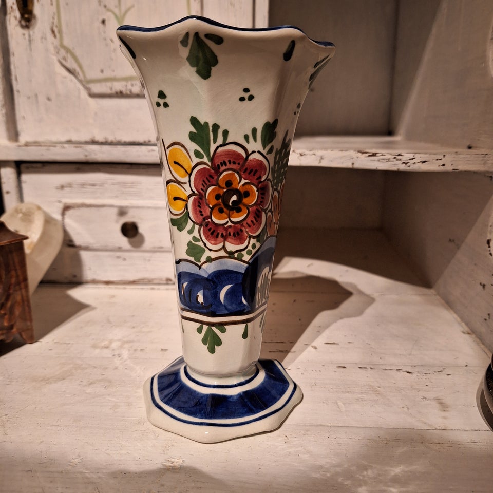 Porcelæn Vase Delfts