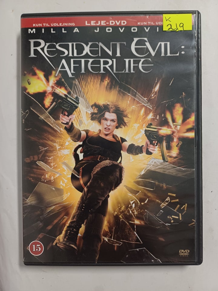 Resident evil afterlife, DVD,