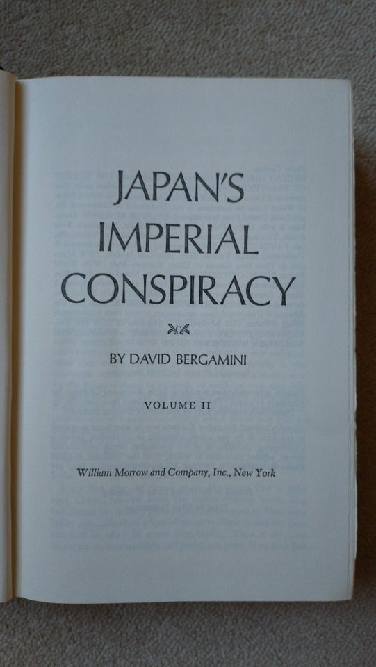 Japan's Imperial Conspiracy 