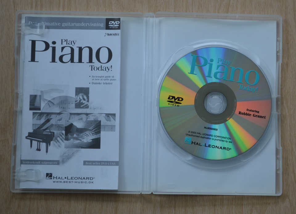 Play Piano Today!, DVD, andet