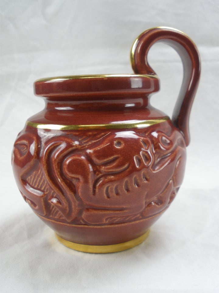 Keramik Kande Med Mytologiske
