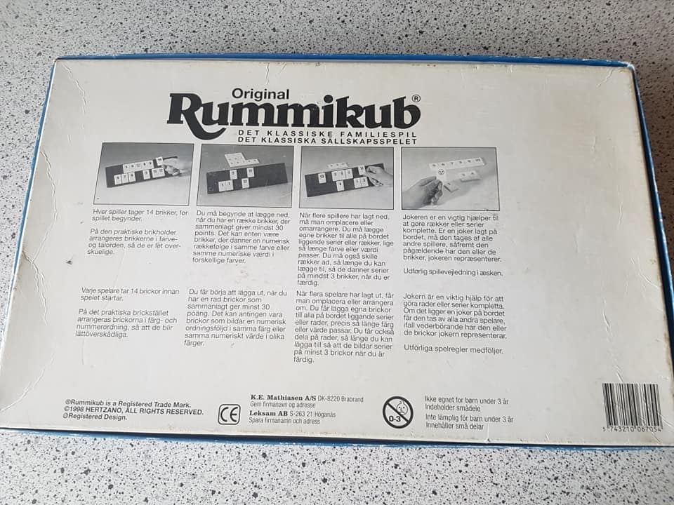 Rummikub, Rummikub, huskespil