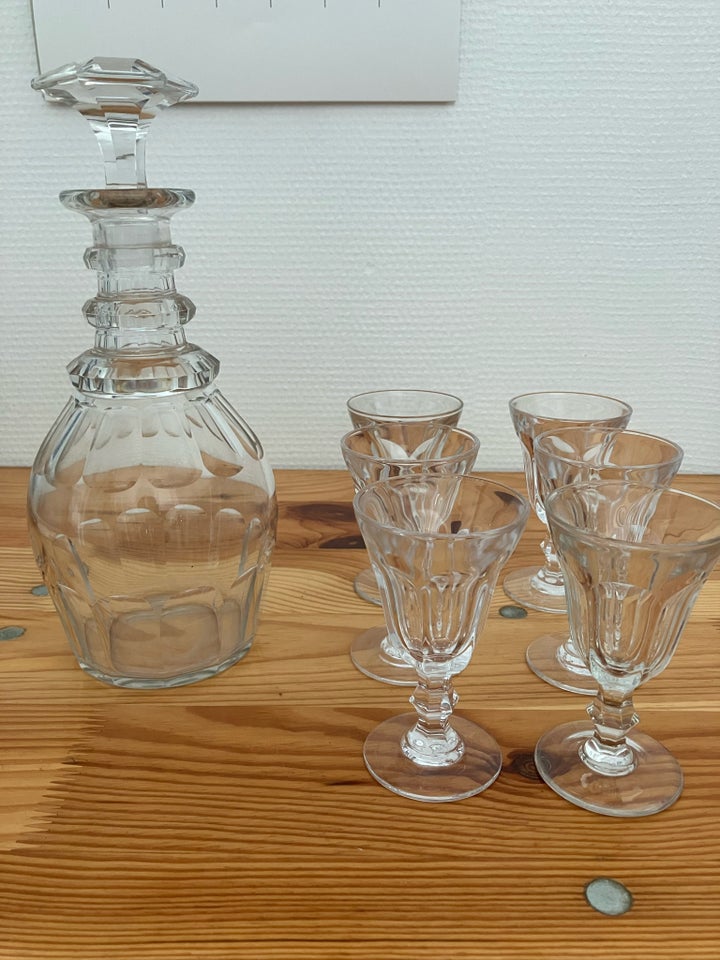 Glas Karaffel og glas