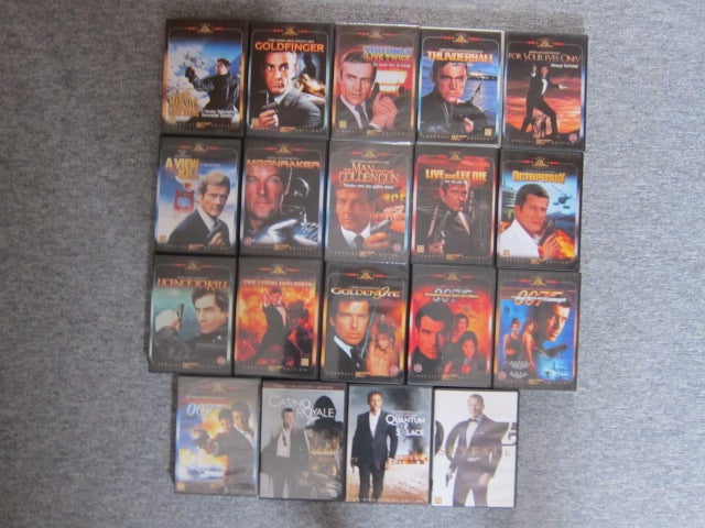 James Bond, Agent 007, DVD