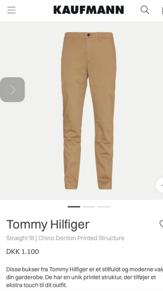 Bukser Tommy Hilfiger str 32