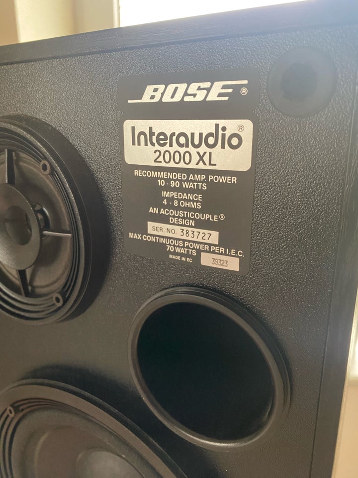 Højttaler, Bose, Interaudio