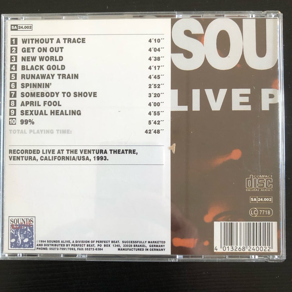 Soul Asylum: Live in concert rock