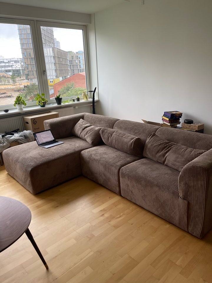 Sofa fløjl 3 pers