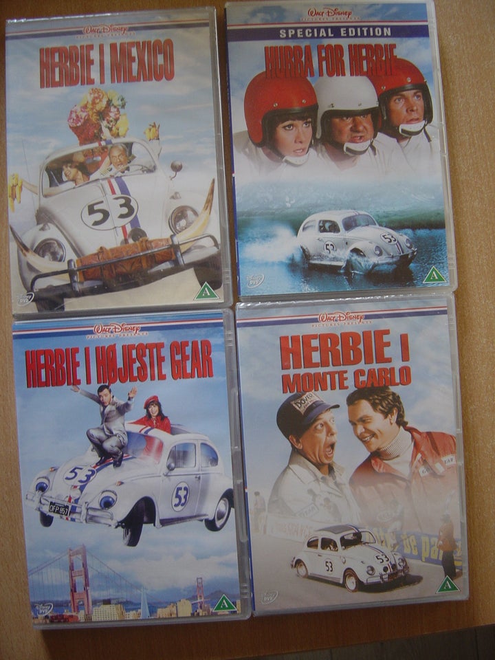 Herbie, DVD, familiefilm