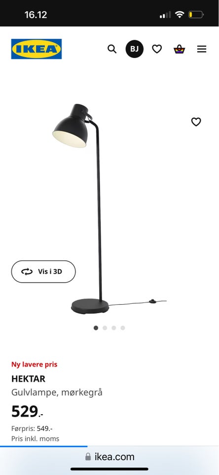 Gulvlampe IKEA