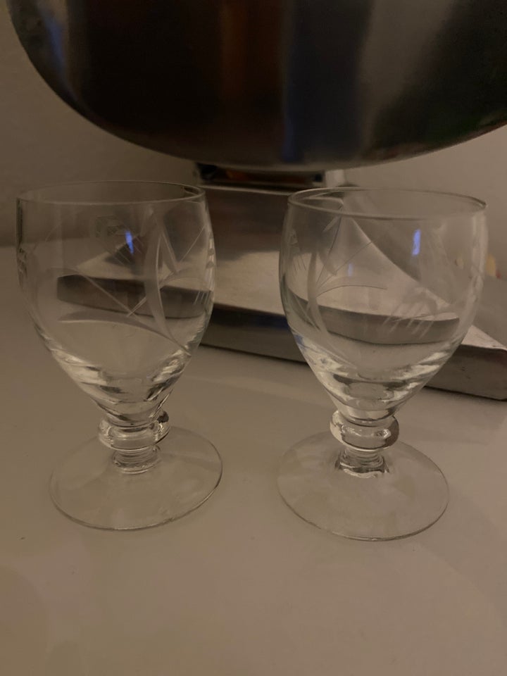 Glas, 21 stk byghom Portvins glas,