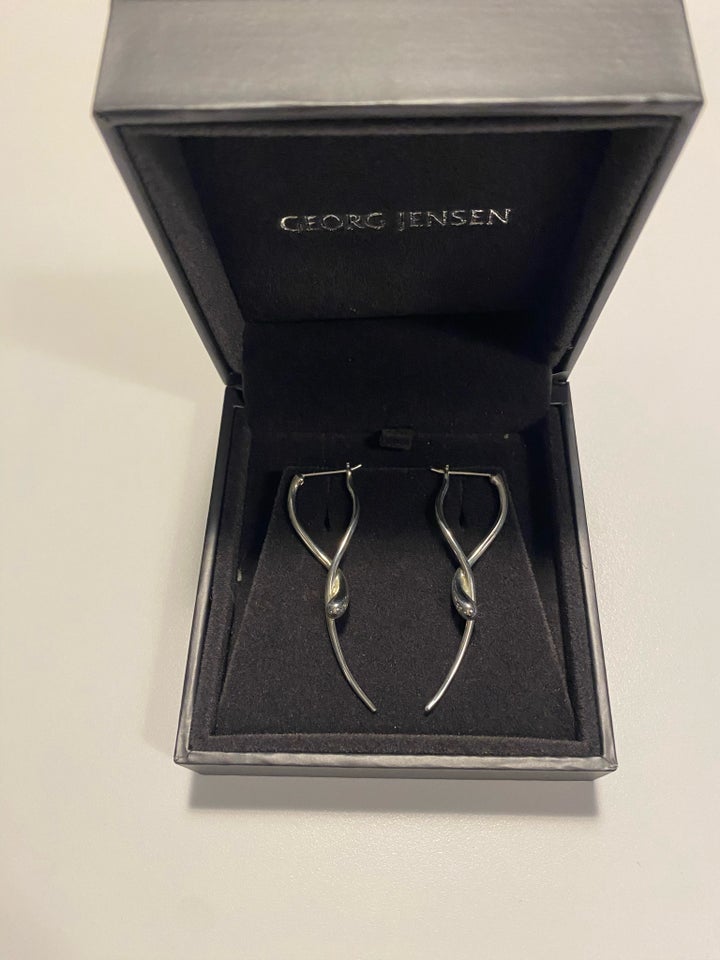 Øreringe sølv Georg Jensen