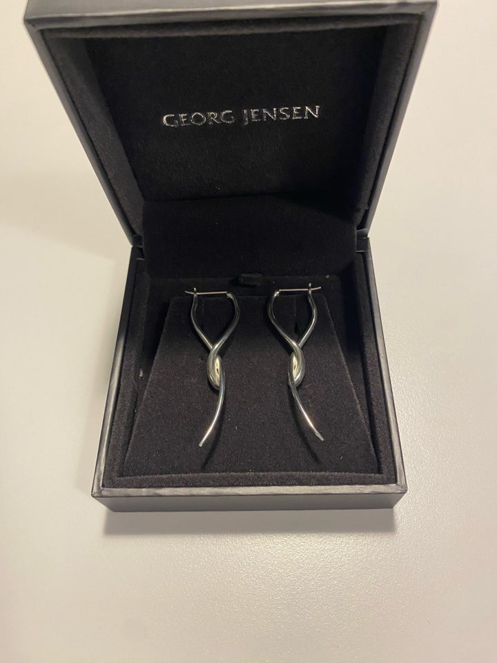 Øreringe sølv Georg Jensen