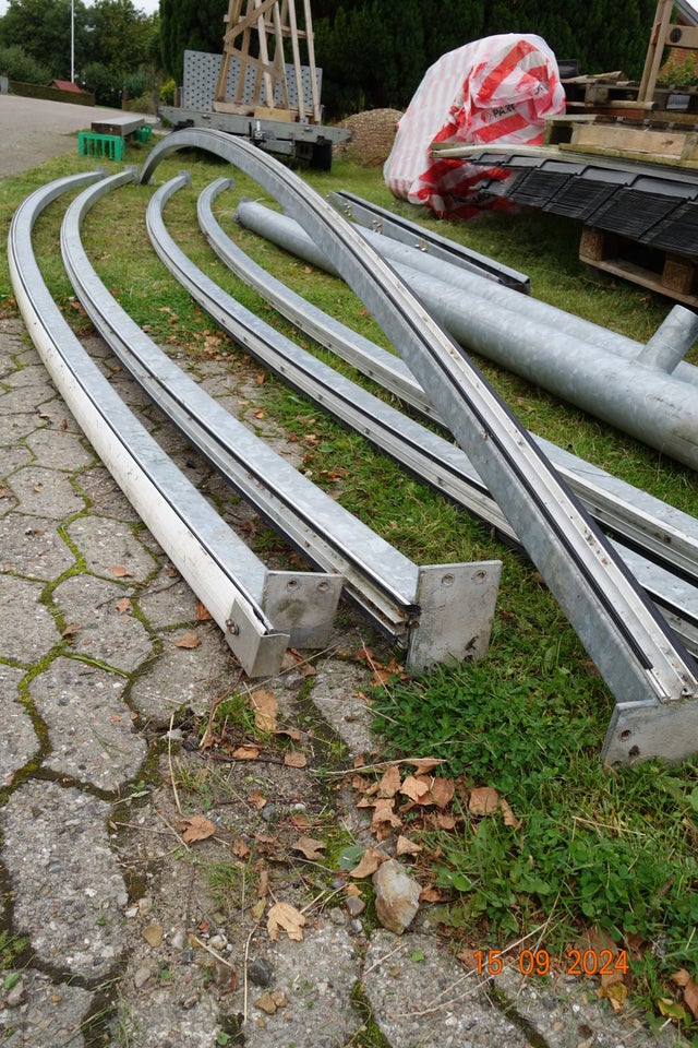 Carport i stål Ellipseformet