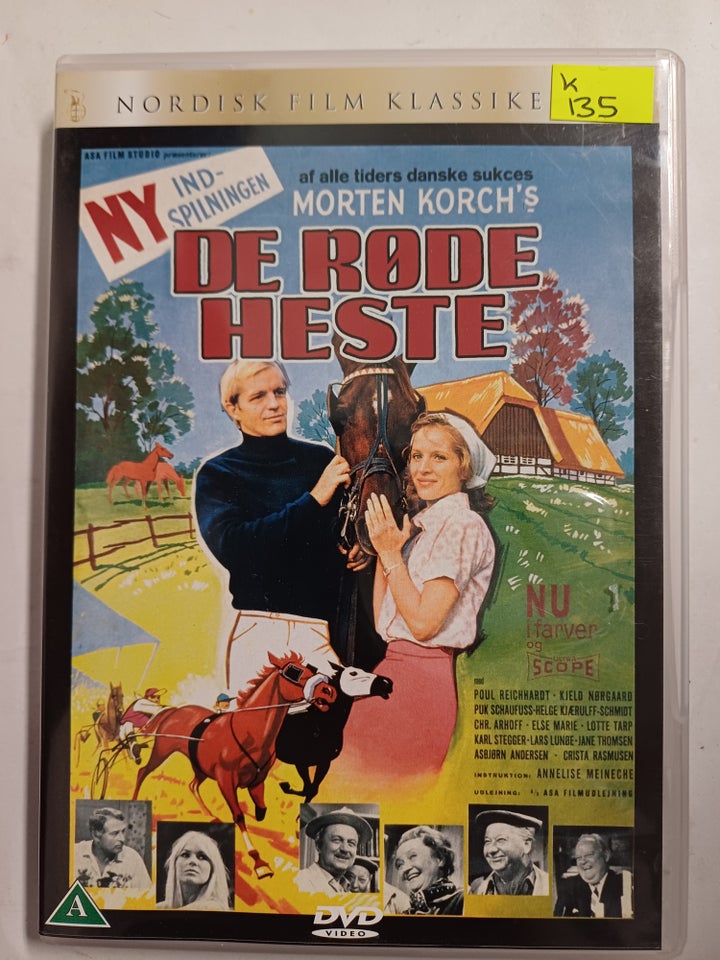 De røde heste, DVD, familiefilm