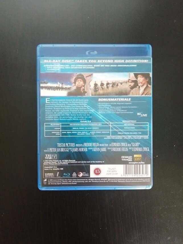 Glory, Blu-ray, drama