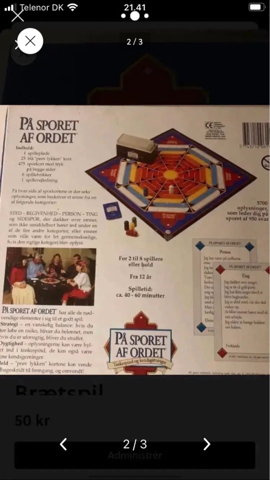 På sporet af ordet sjovt brætspil