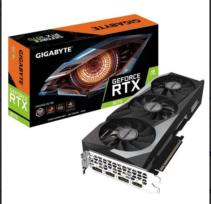 Geforce RTX 3070 GIGABYTE , 8 GB RAM,