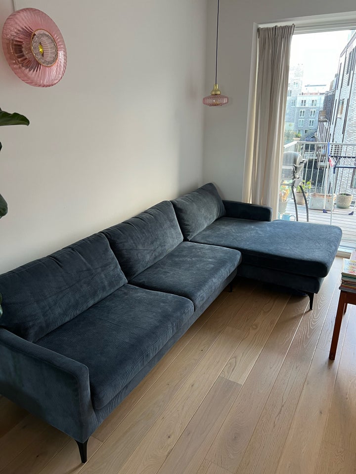 Sofa, fløjl, 3 pers.