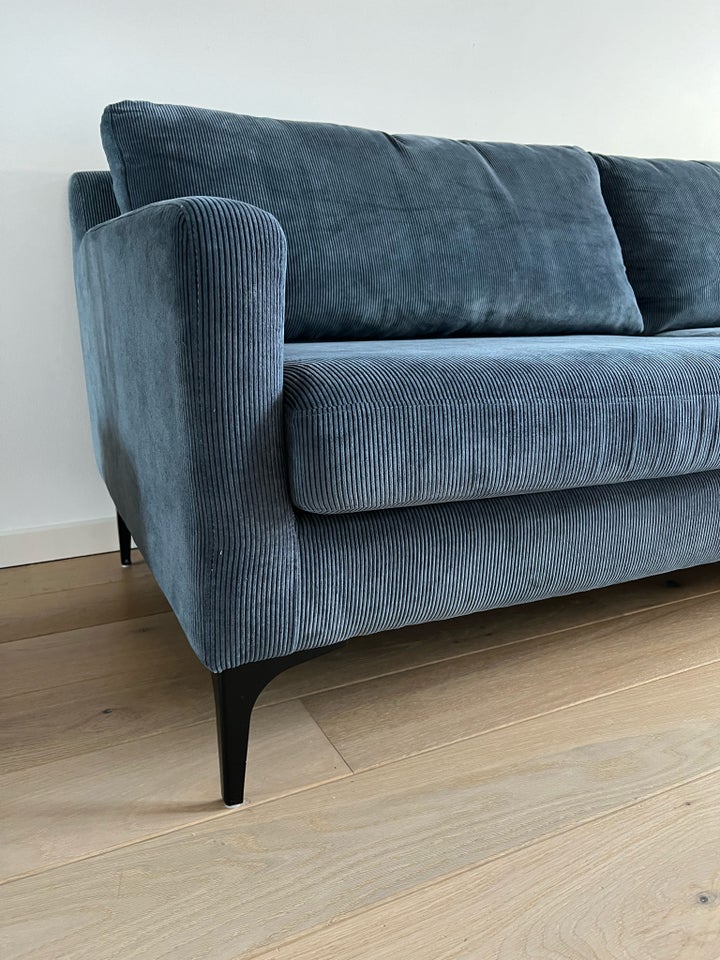 Sofa, fløjl, 3 pers.