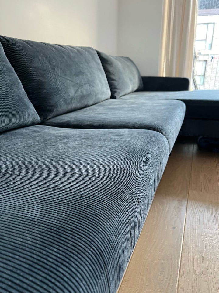 Sofa, fløjl, 3 pers.