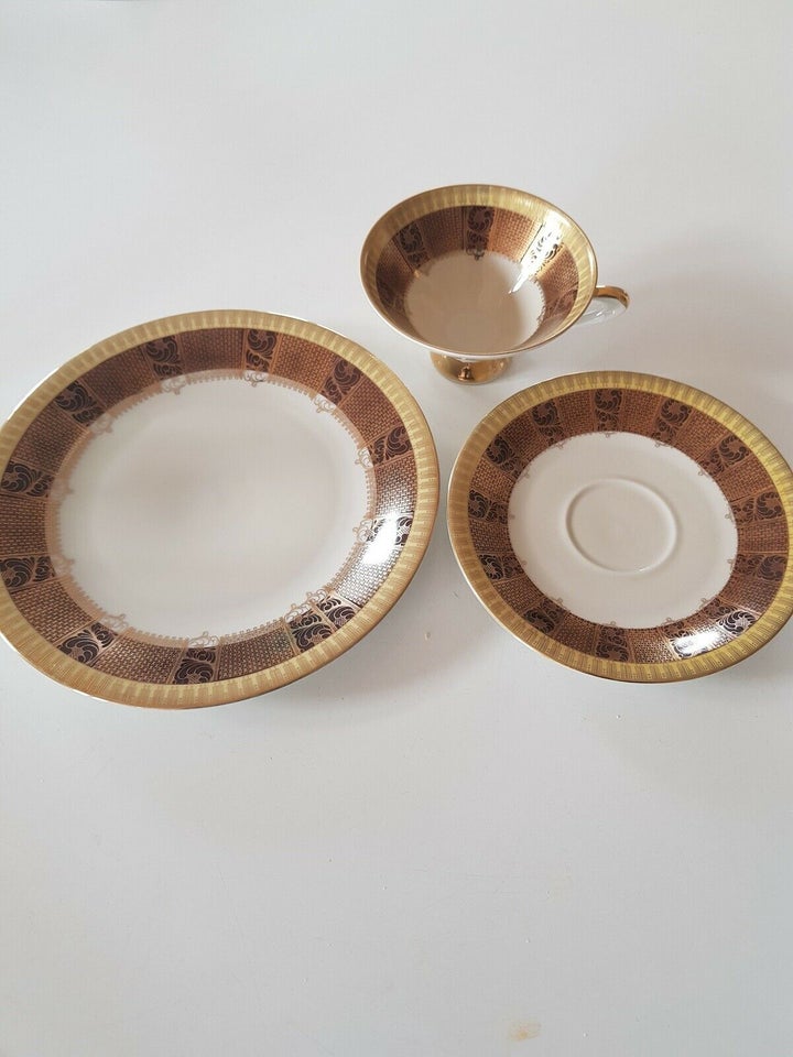 Porcelæn Kaffestel tallerken