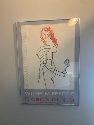 Plakat Wilhelm Freddie  b: 50 h: 70