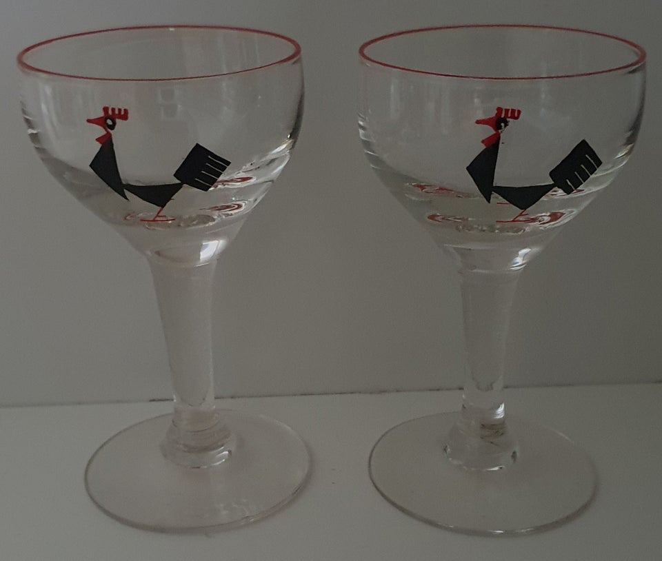 Glas 2 likørglas / cocktailglas