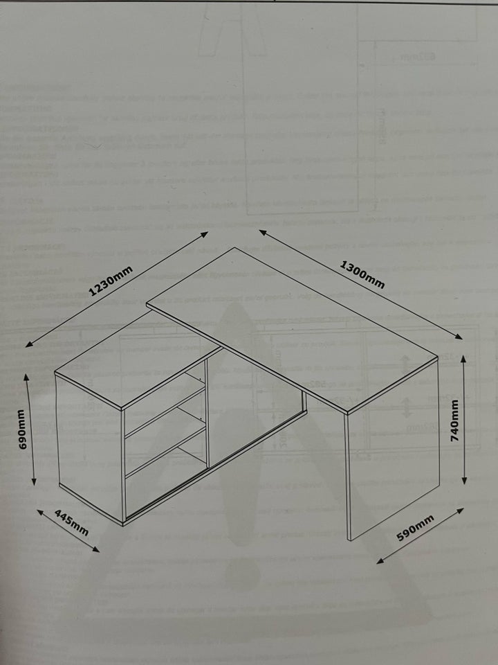 Skrive-/computerbord