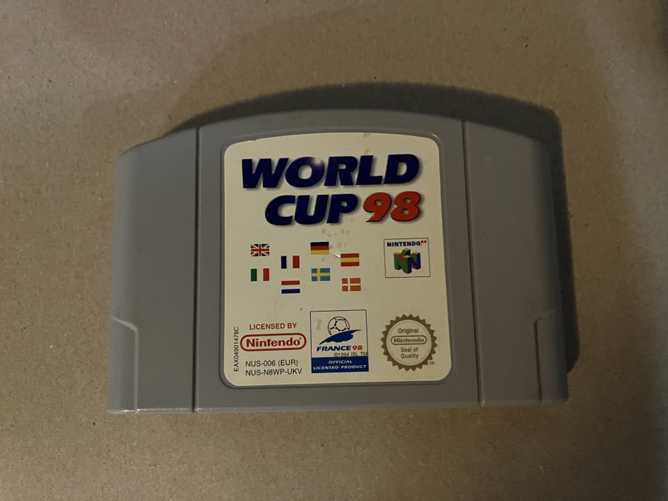 World Cup 98 N64 action