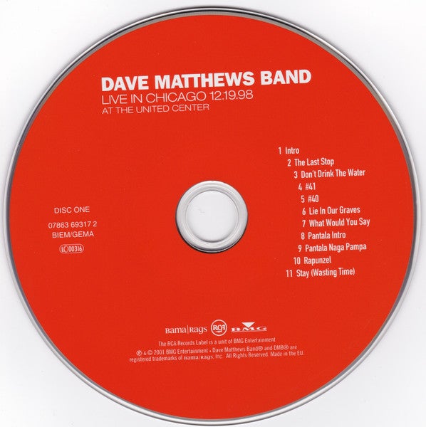 DAVE MATTHEWS BAND: Live In chicago