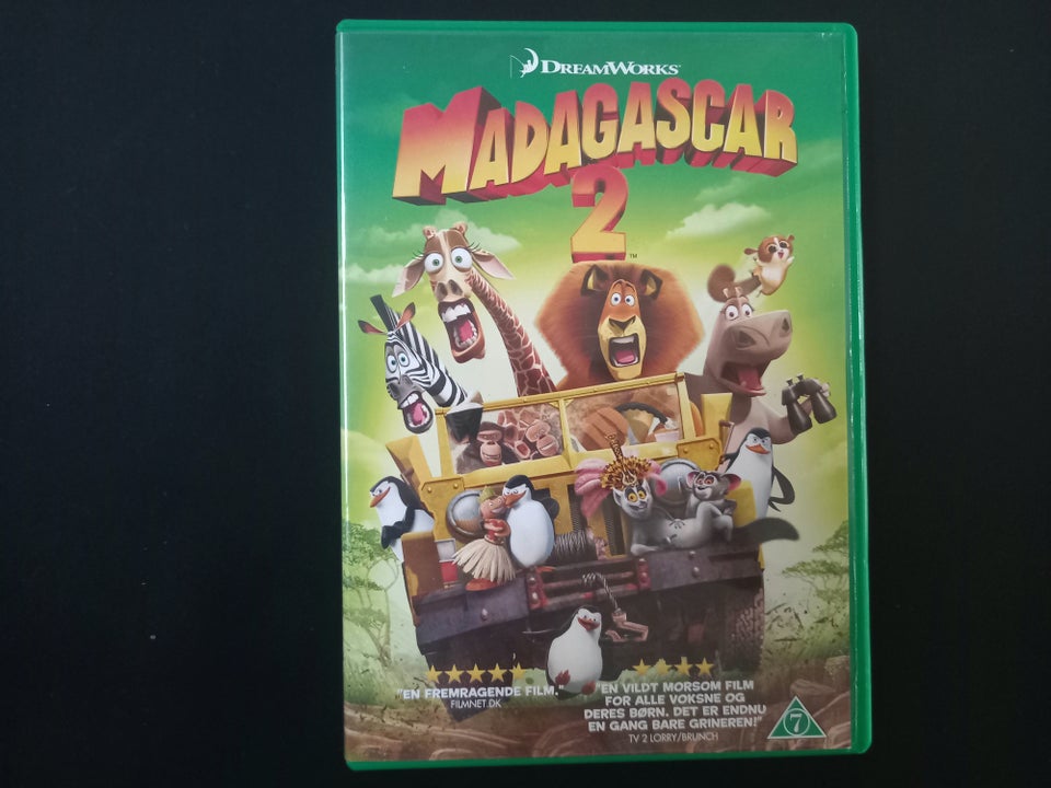 Madagascar 2, DVD, animation