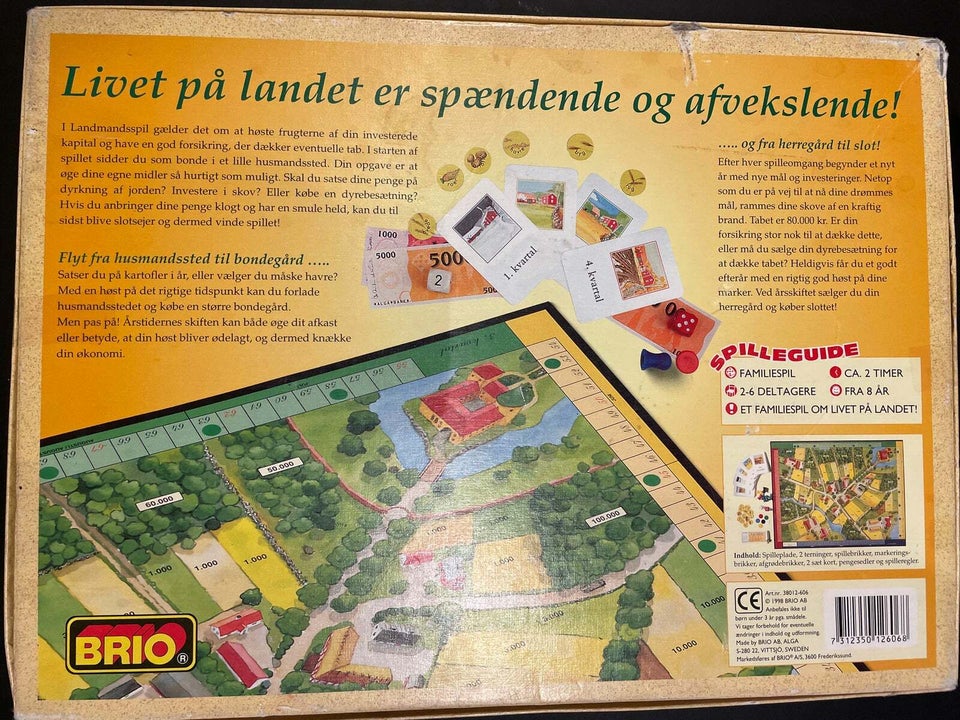 Landmandsspil , brætspil