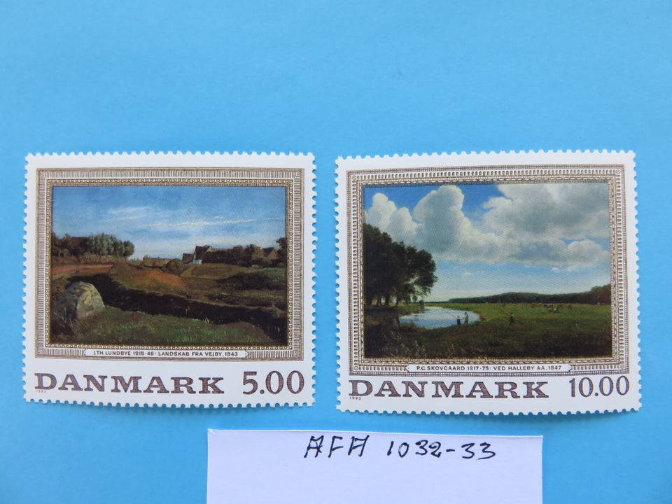 Danmark postfrisk AFA 1032/33