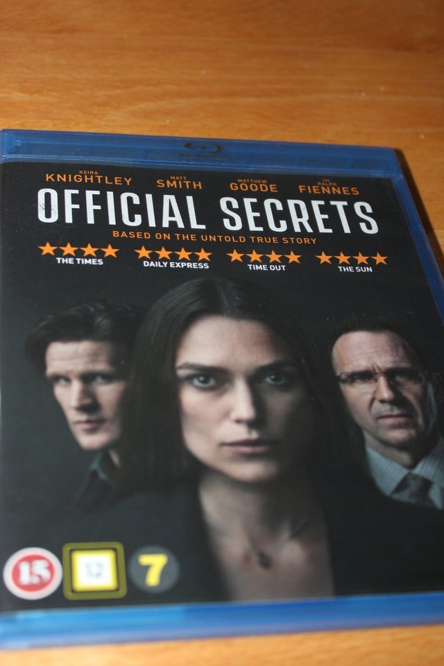 Official secrets, Blu-ray,