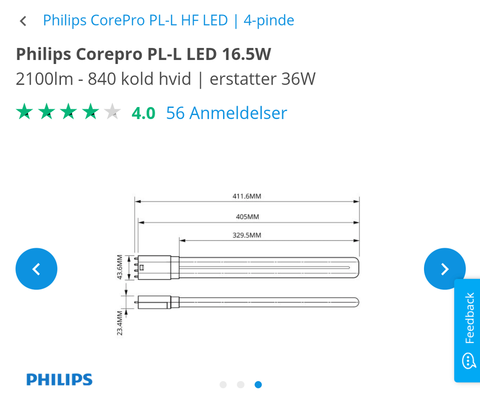 Pære Philips Led