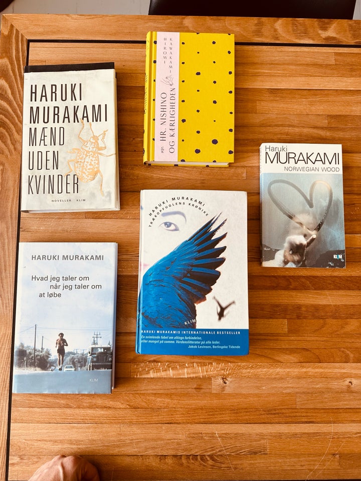 Diverse Murakami bøger Haruki