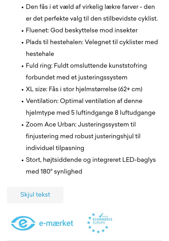 Cykelhjelm ABUS HYBAN 20 med led