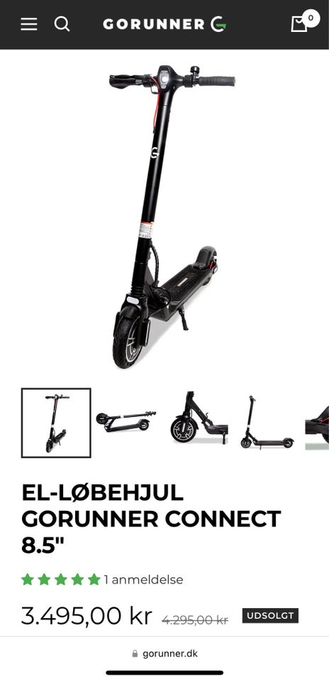 El-løbehjul GoRunner str 85”