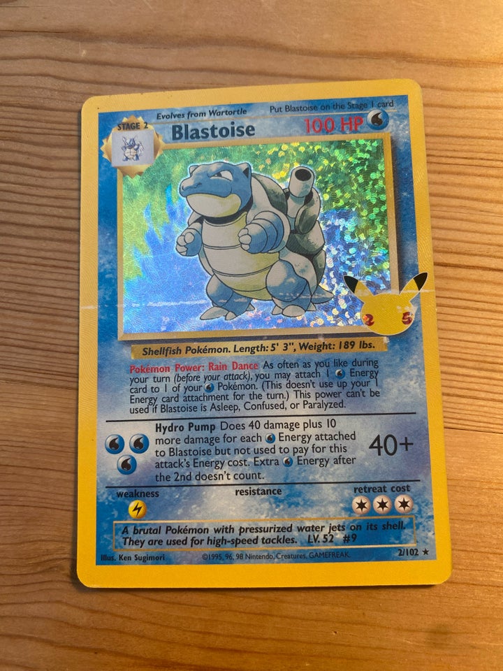 Andre samleobjekter, Blastoise