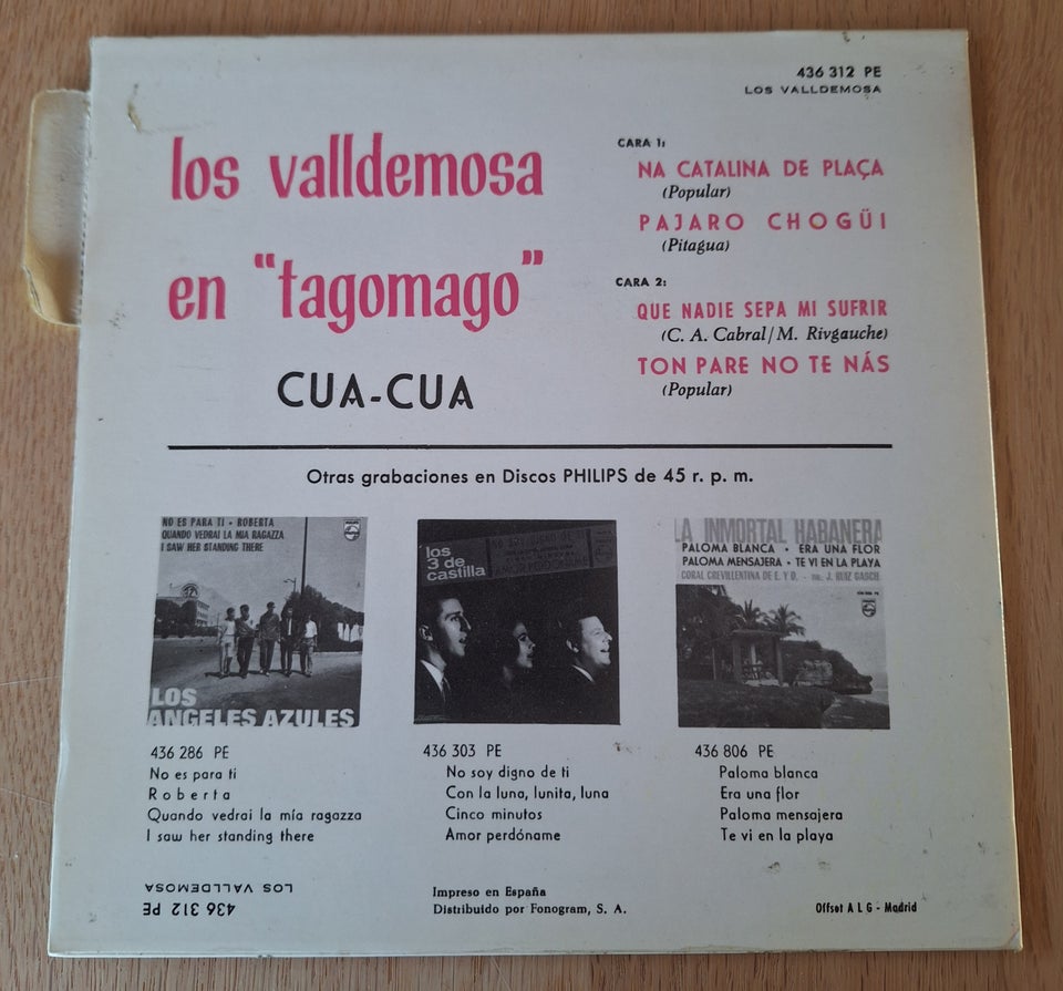 Maxi-single 12" Cua cua Los