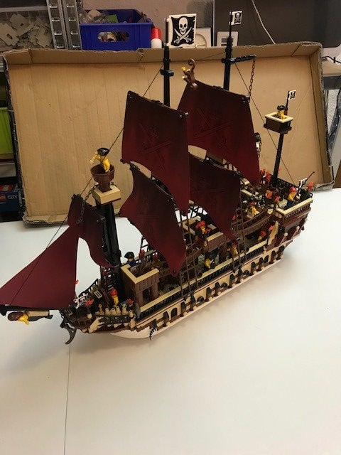 Lego Pirates hjemmelavet skib