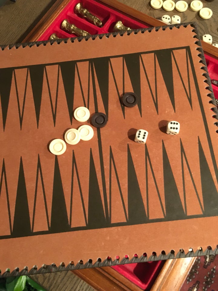 Skakspil og backgammon  Skak og