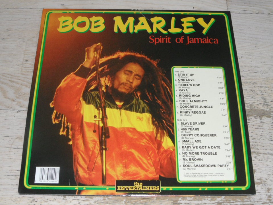 LP, BOB MARLEY, SPIRIT OF JAMAICA