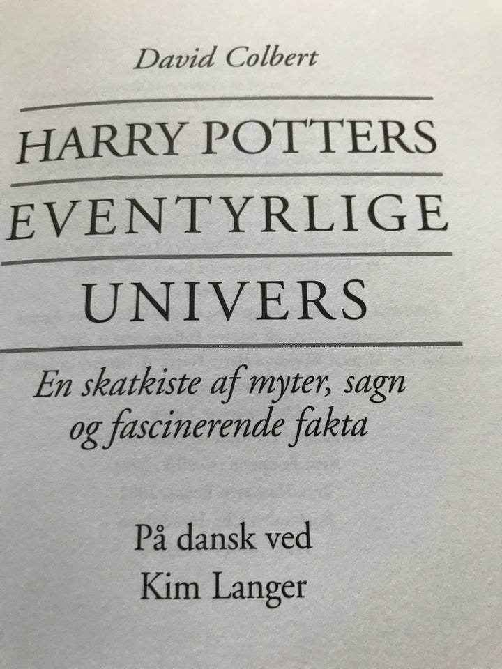 Harry Potters eventyrlige