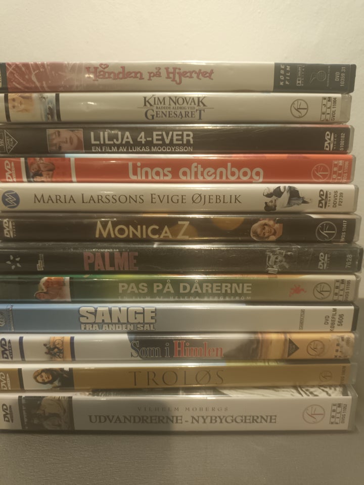 Svenske film, DVD, drama