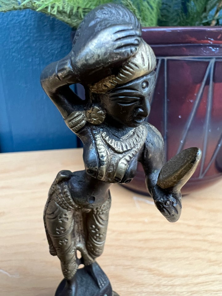 Bronzefigur Indisk bronzefigur