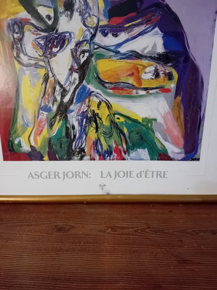 Tryk, Asger jorn, motiv: Kunst