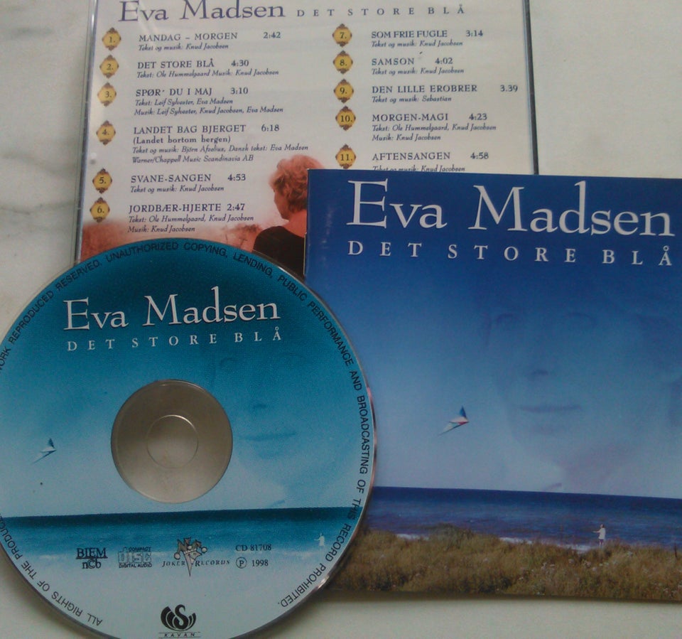 EVA MADSEN: 3 titler – Stk. 25 kr.,