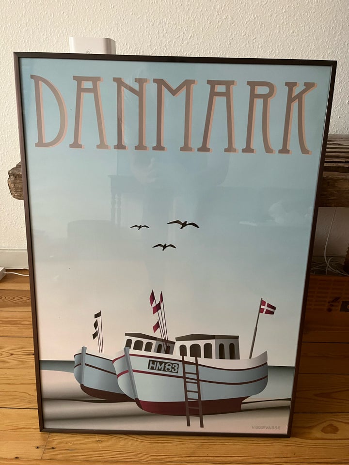 Ramme med plakat 70*50 , Ikea ramme